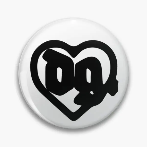 Сливная группа Dg логотип в форме сердца Мягкая булавка металлическая Женская