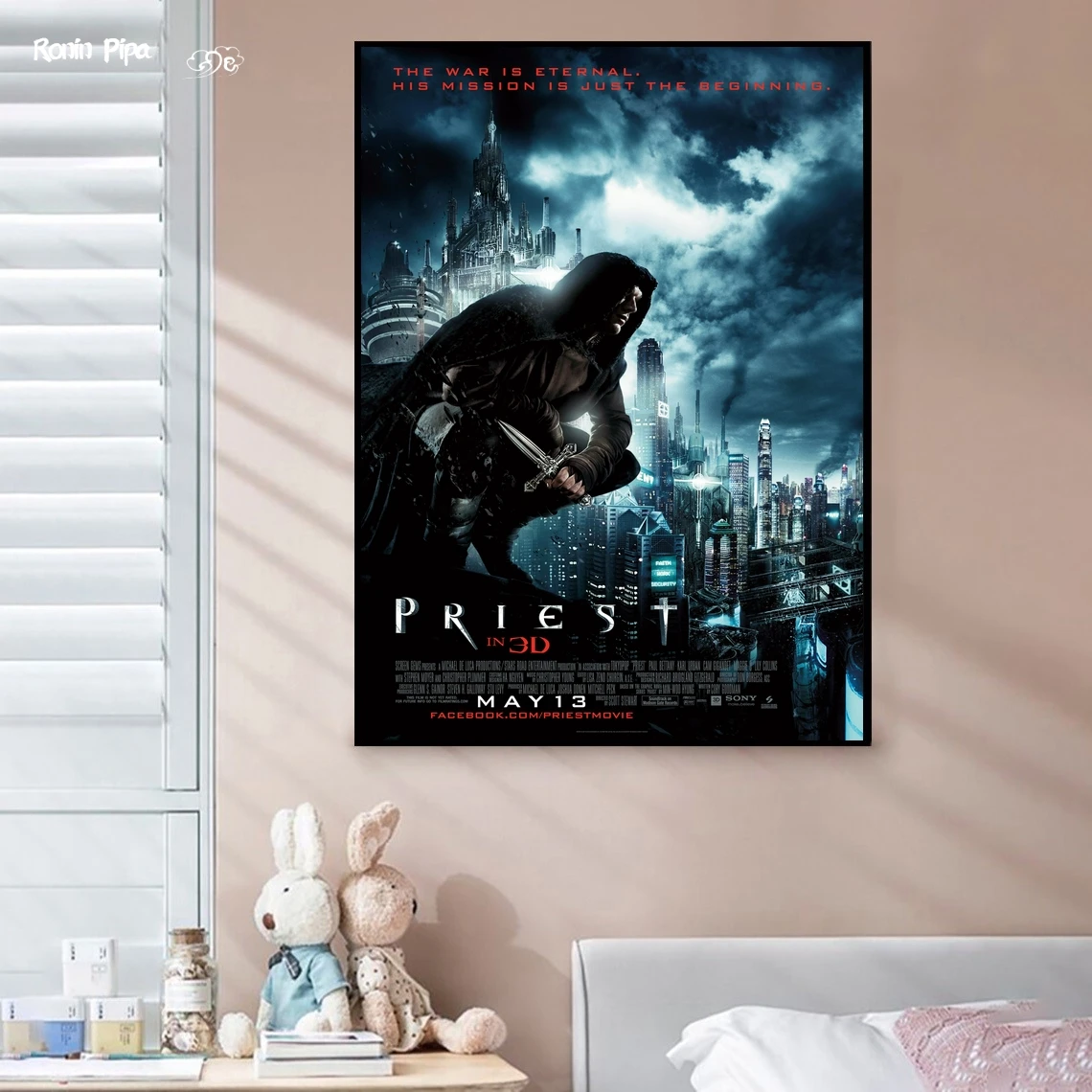 

Priest Classic Movie Poster Art Print Canvas Painting Wall Pictures Living Room Home Decor (No Frame)