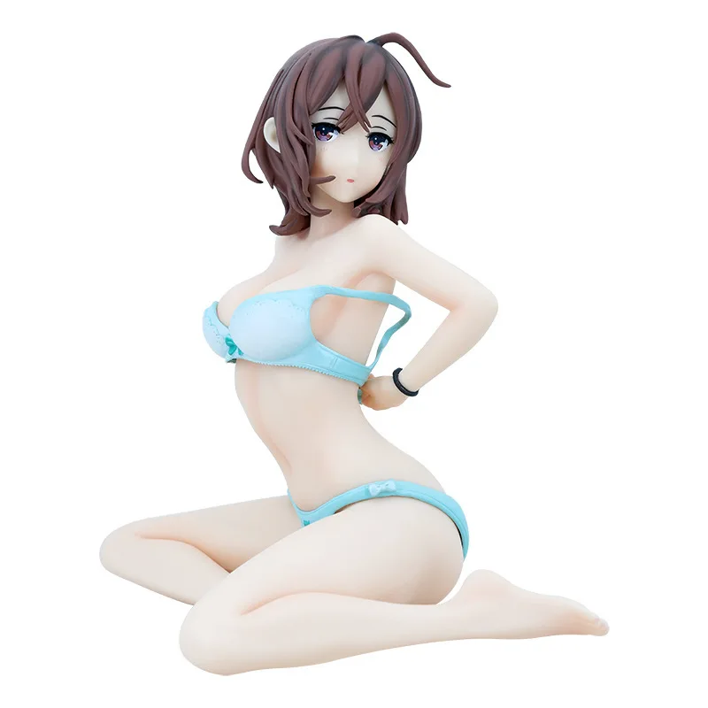 

Аниме-фигурки, 17 см, фигурка утренней мусуммы, красивая девушка на коленях, нижнее белье, пижама, игрушка