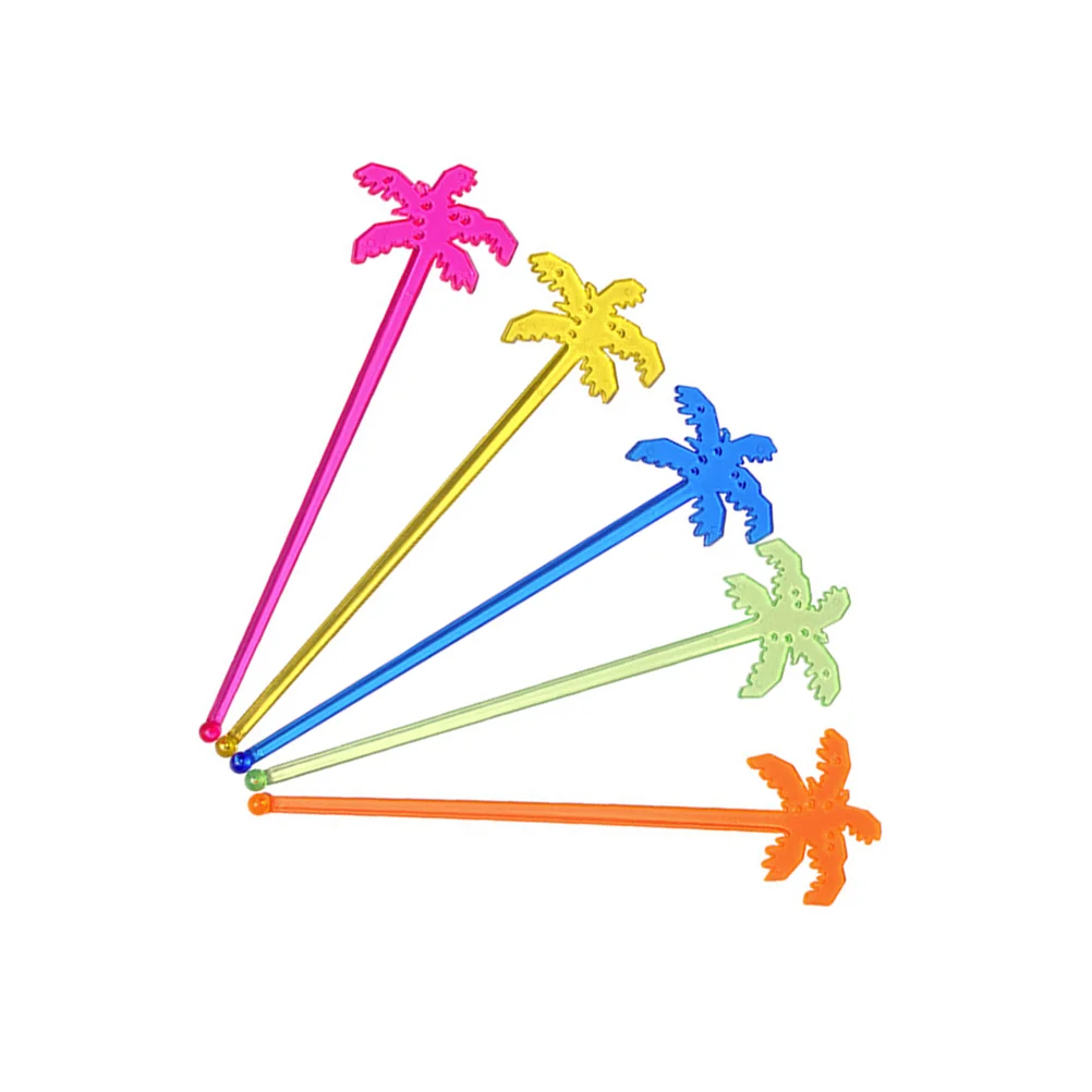 

Sticks Swizzle Stirrers Drink Cocktail Stirstirring Stick Coffee Beverage Stirrermixing Hawaiian Cocktails Rod Treetropical