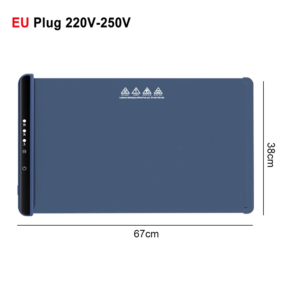 

Портативный Электрический Подогреватель Для Еды: Умный Складной Нагревательный Коврик С 3 Температурными Режимами Для Быстрог...