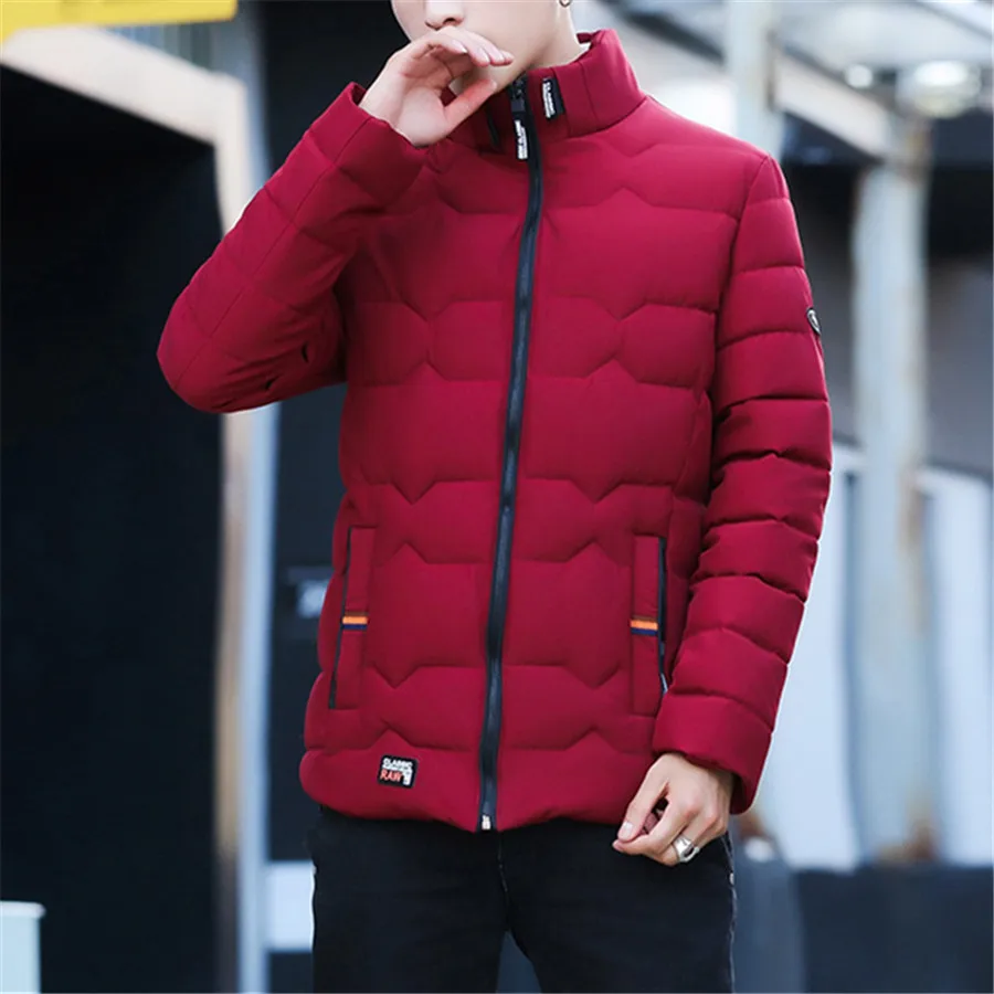 2024 новое зимнее пальто мужская утепленная повседневная парка облегающая верхняя