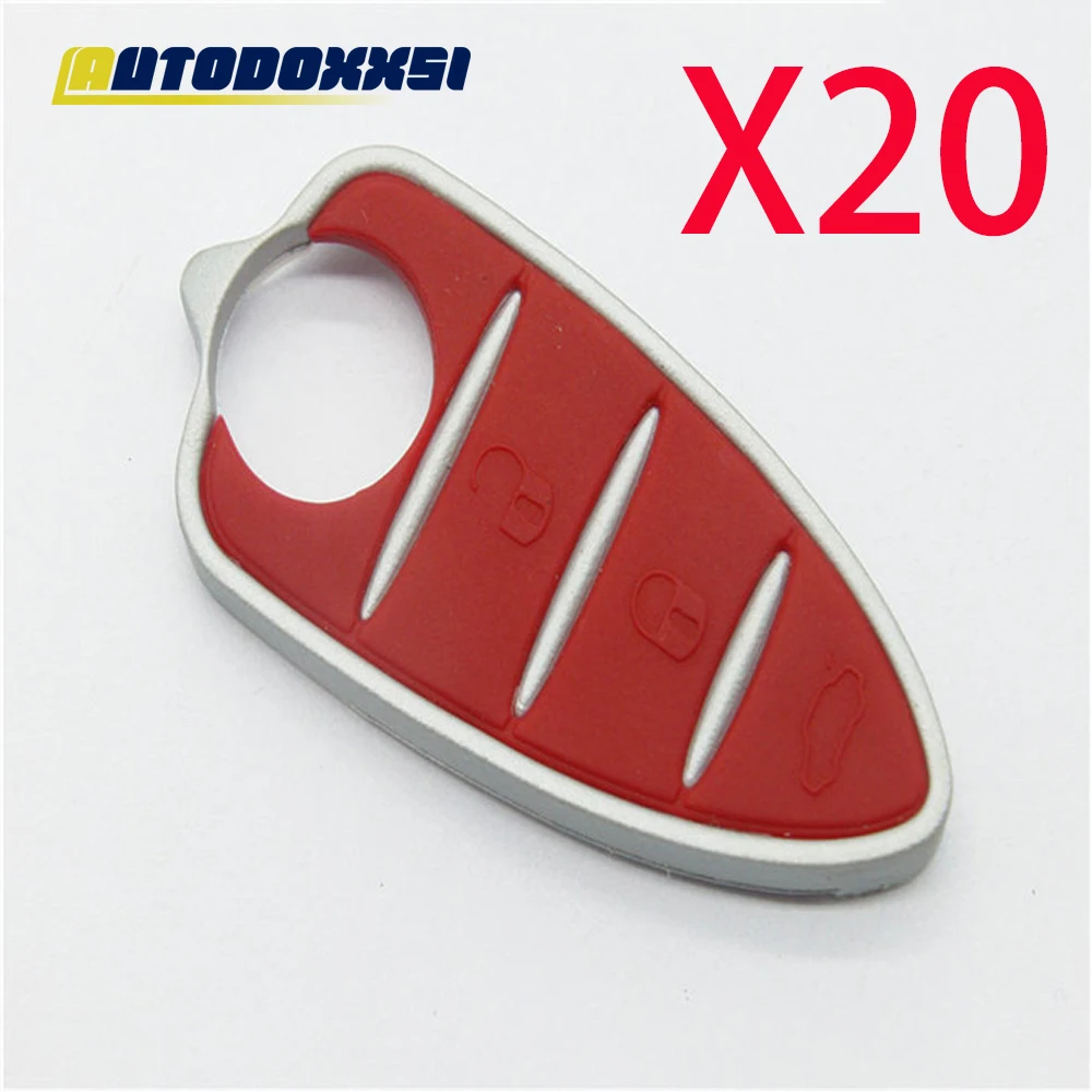 

Autodoxxsi 20X Key Button Pad For Alfa Romeo Guilietta Mito 159 GTA 3 button flip key FOB Shell Case