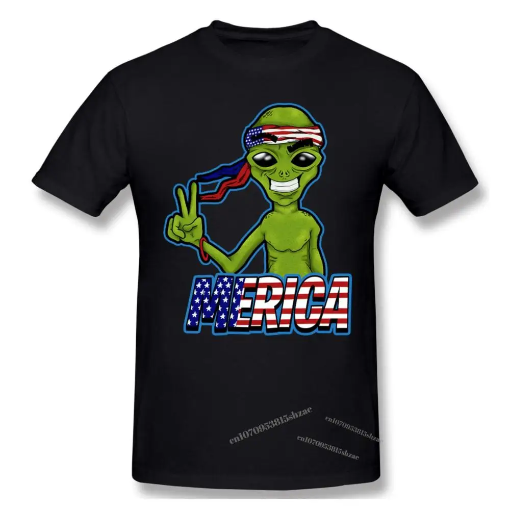 

Alien Merica Funny Tshirt man T Shirt Woman