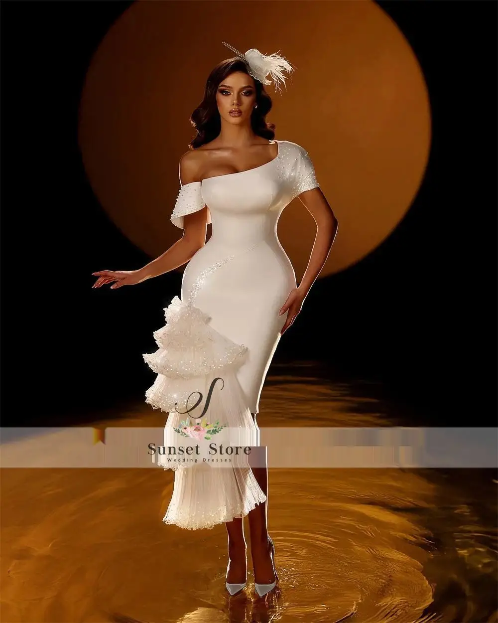 Очаровательные свадебные платья на одно плечо по индивидуальному заказу для