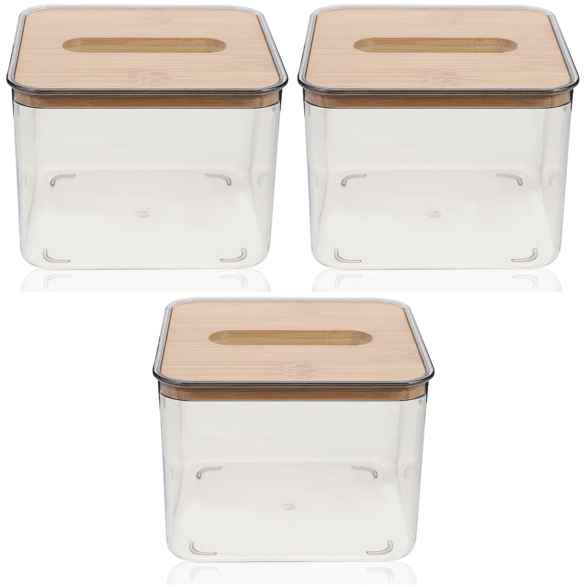 

3pcs Tissue Box Cover Household Tissue Box Cover Tissue Case Cover Desktop Tissue Box Decor