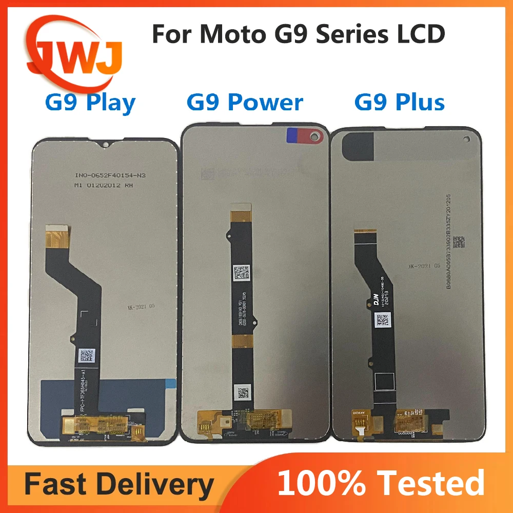 Оригинальный ЖК-дисплей для Motorola Moto G9 Plus с сенсорным дигитайзером в сборе Play Diaplsy