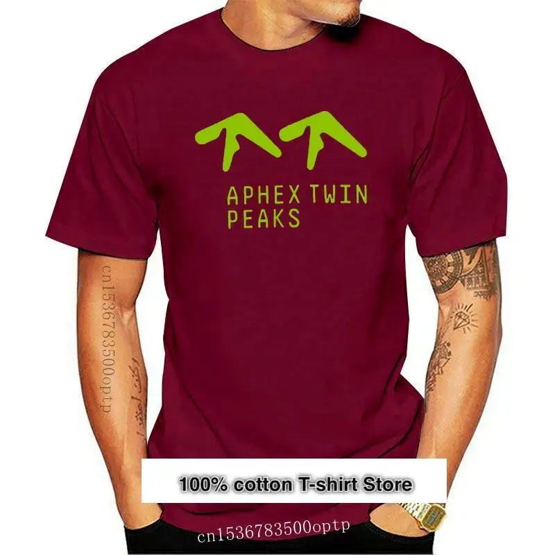 Nuevo 2024 limitada Aphex Twin picos negro o Syro T camisa tamaolo