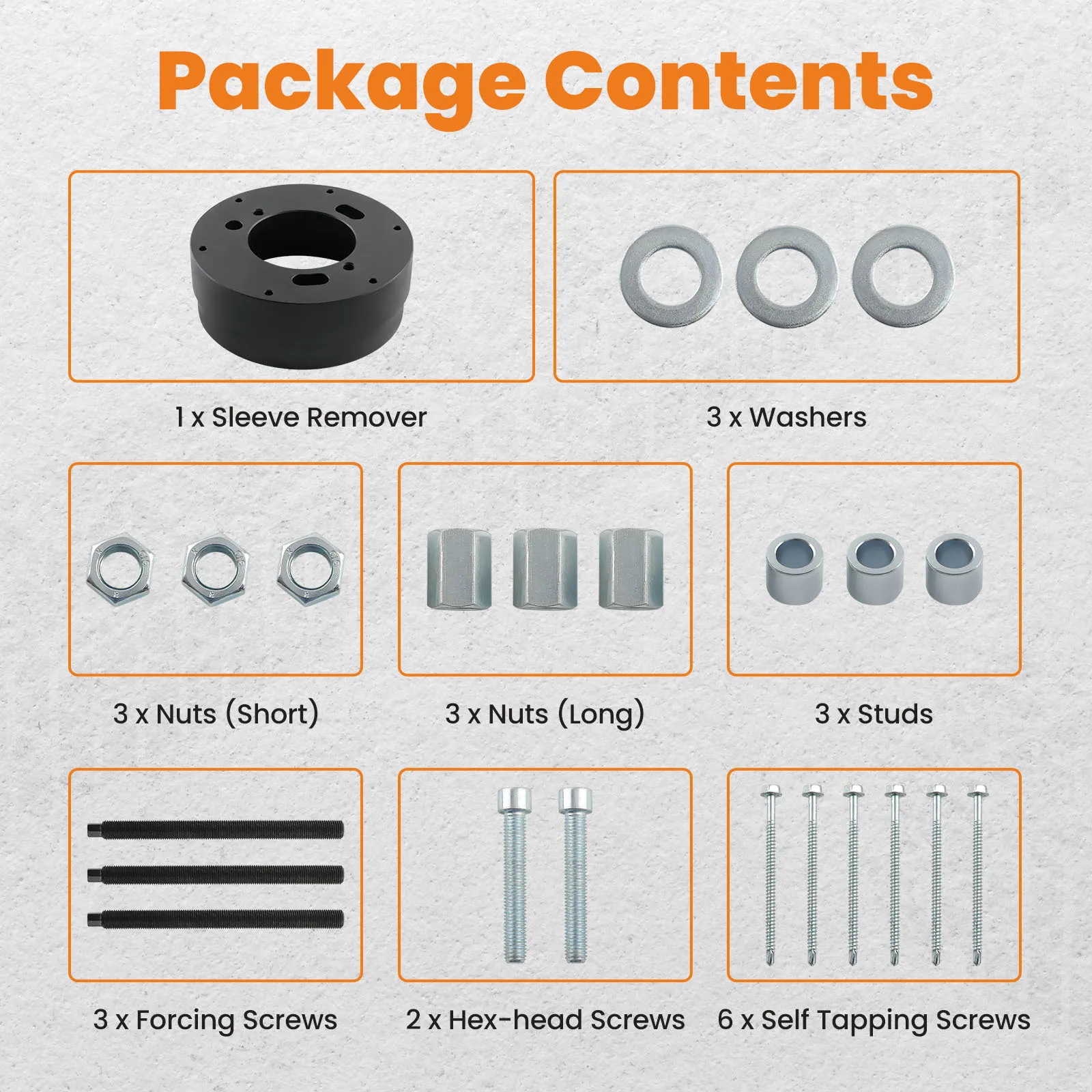 Уплотнение переднего коленчатого вала и съемник износостойкой