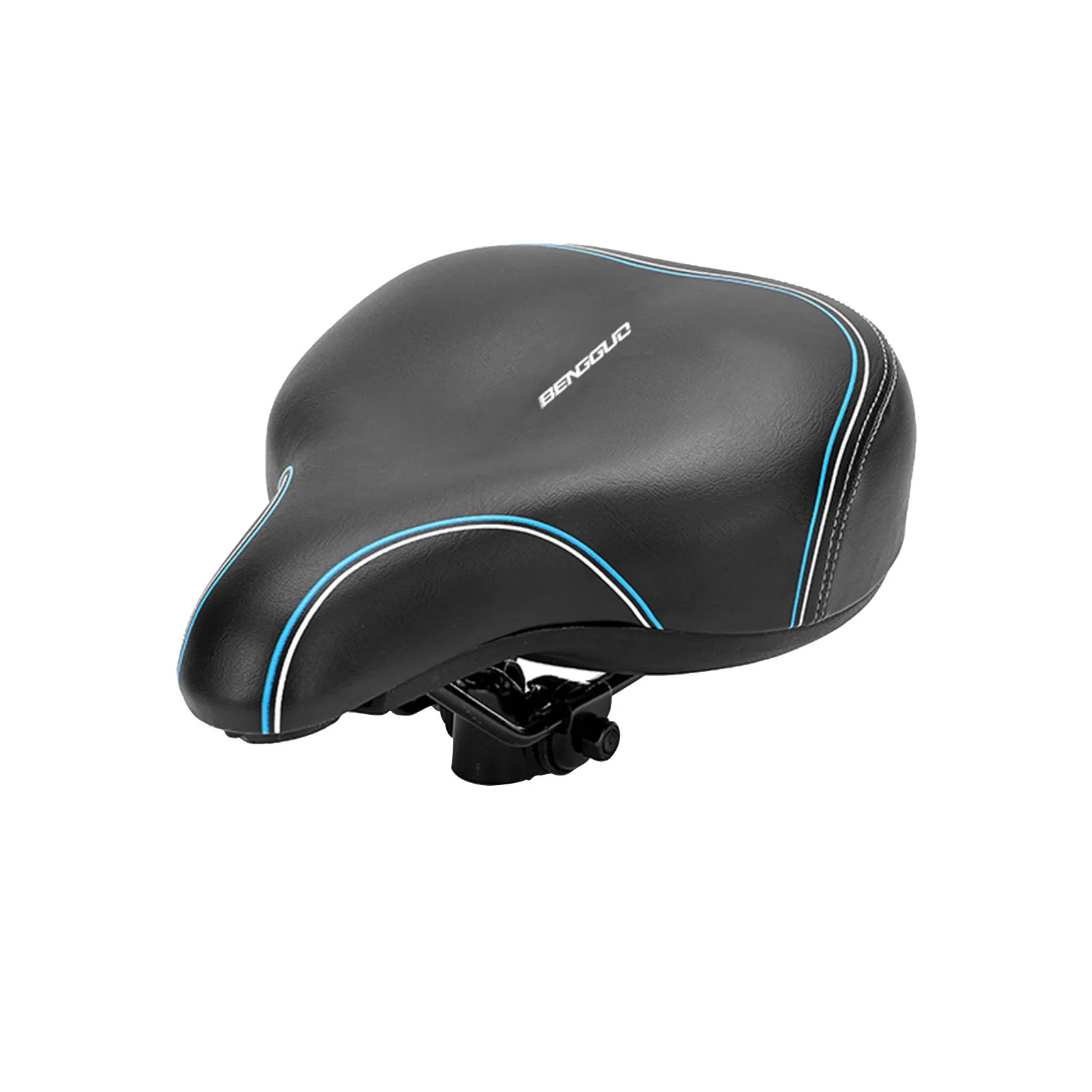 

Bicycle Saddle Padded Memory Foam Bicycle Saddle Ergonomic Bicycle Seat Wide Touring Saddle Comfortable Waterproof And