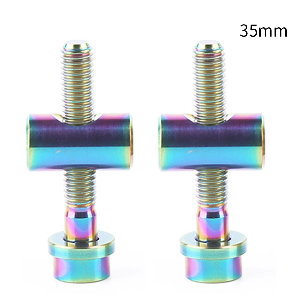 

2pcs Repairing Bicycle Screws Styling Outdoor Fixing Cycling Sports Easy Install Seat Post Bolts Maintenance Titanium Alloy