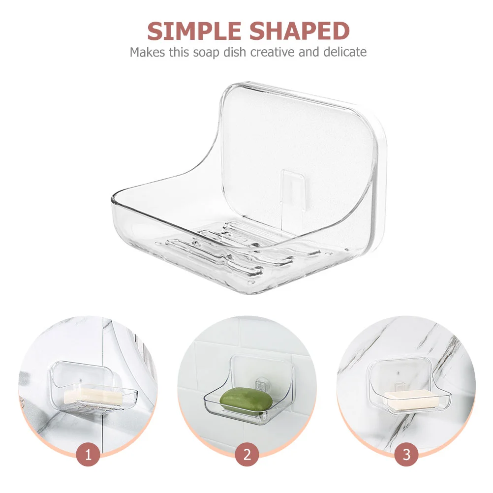 Мыльница сливной поддон держатель для душа контейнер ванной комнаты акриловая