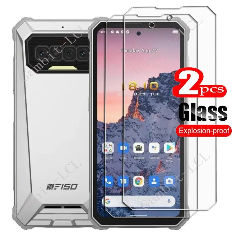 

2PCS FOR IIIF150 R2022 Air1 Pro B1 HD Tempered Glass Protective OUKITEL F150 Alpine Phone Original Screen Protector Film Cover