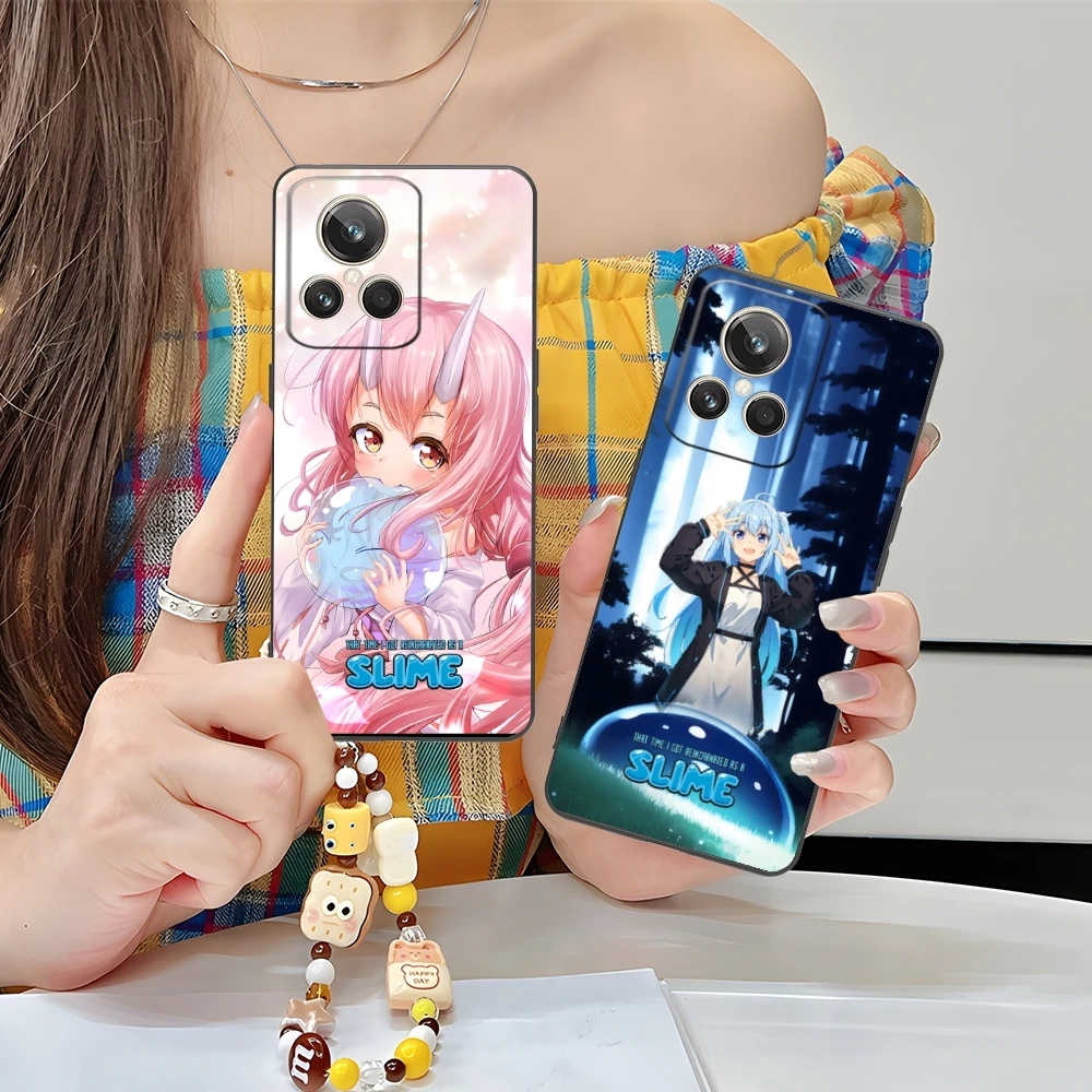 Slime Tensura Rimuru Mobile Phone Case for Realme GT 2 9i 8i 7i Pro X50 X2 C35 C21 C20 C11 C3 Black Soft Cover Shell