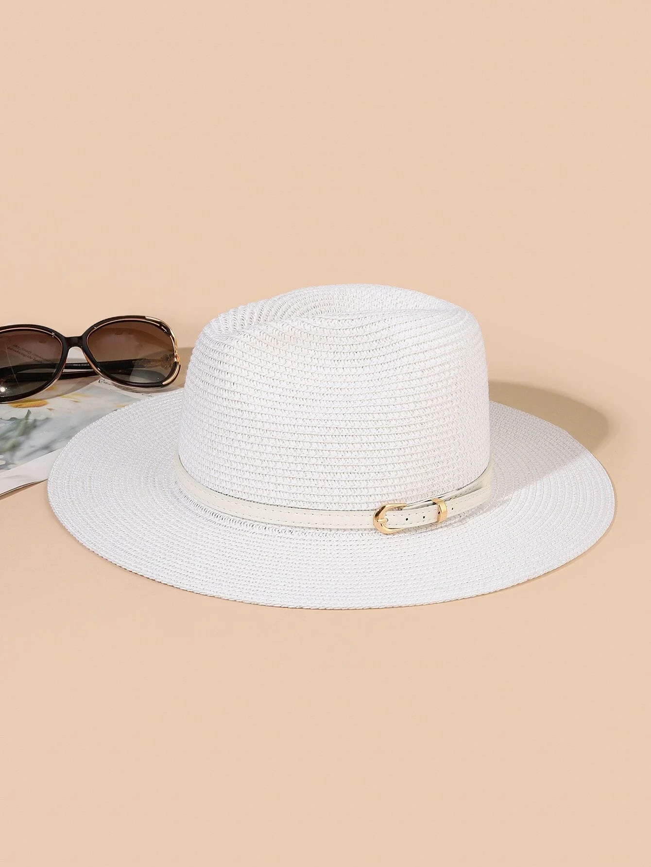 

hat Belt Decor Straw Hat beach