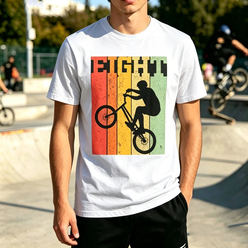 Футболка Fight Freestyle BMX с графическим принтом, молодежная уличная одежда для мужчин и женщин, повседневная одежда для любителей экстремальных видов спорта (art.: 3920dbbce718c) - 3920dbbce718c