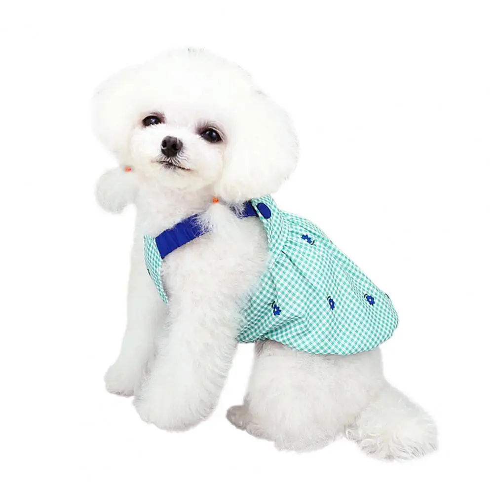 

Beautiful Dog Skirt Skin-touch Breathable Small Pet Dog Princess Dress Washable Pet Dress Daily Life Wearing