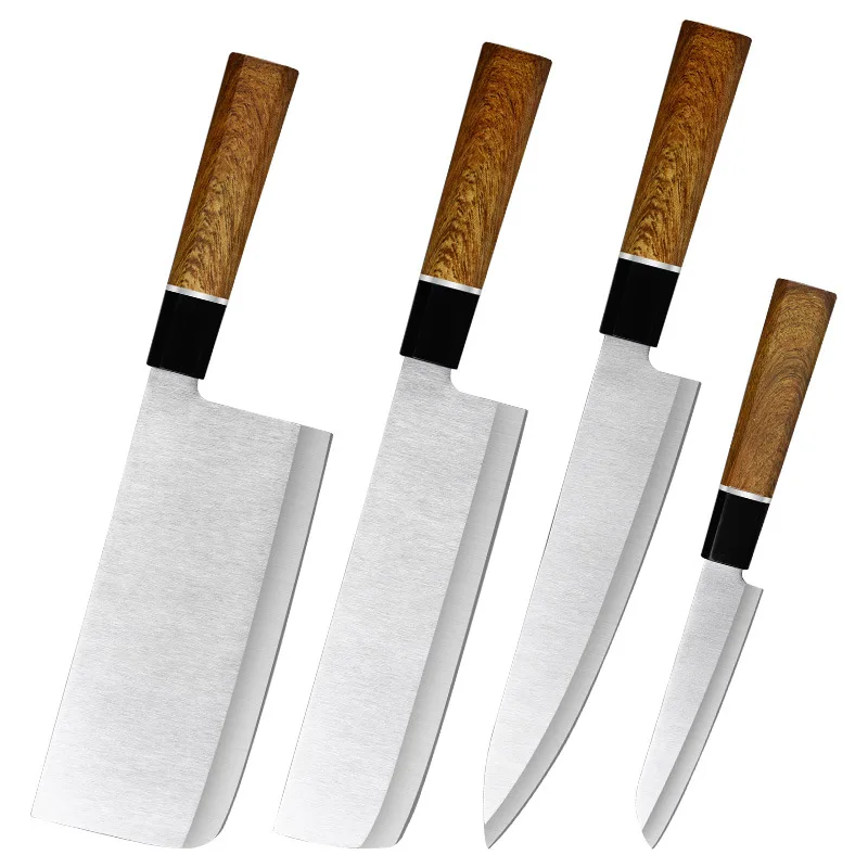 

1PC New Octagonal Handle Stainless Steel Japanese Dish Knife Household Slicing Knife Edge Sharp Kitchen Fruit knife K17