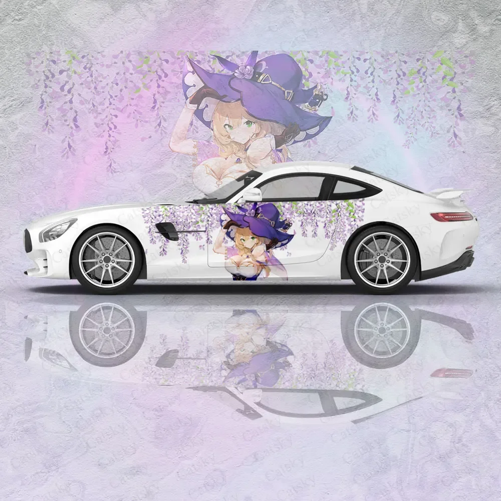 Genshin Impact Lisa Minci животное автомобильная наклейка защитная пленка виниловая