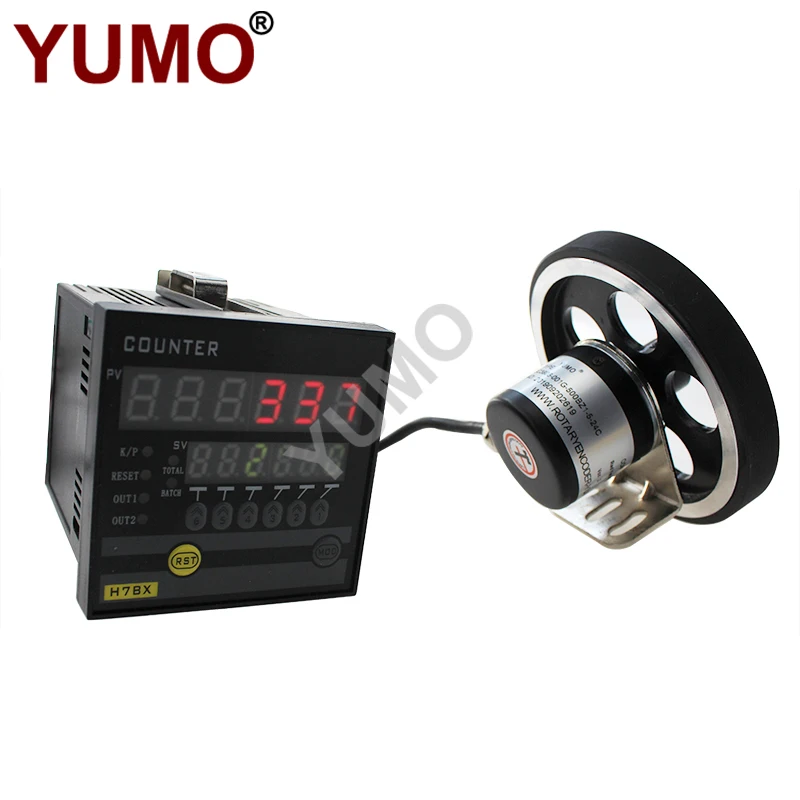 

ATK72-C 6 digit digital length measuring counter meter with encoder wheel