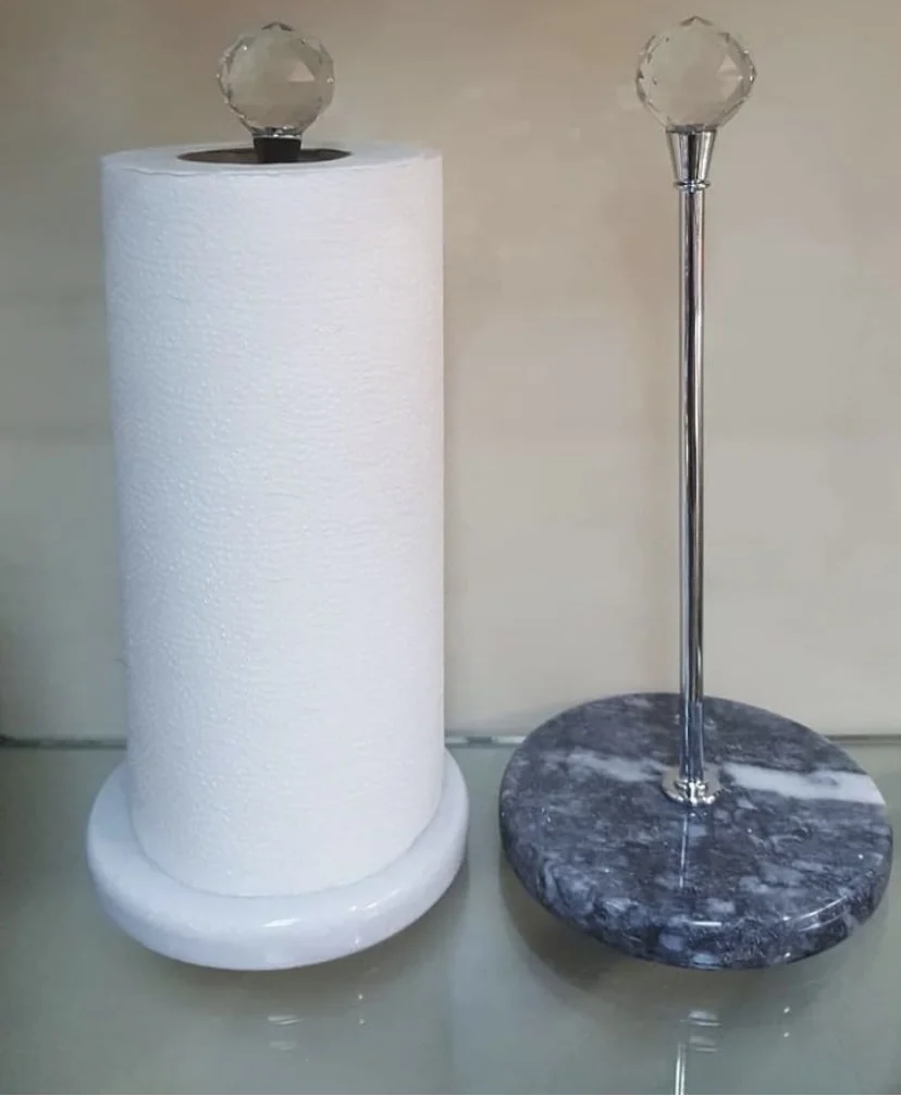 Декоративный Мраморный держатель для бумажных полотенец-черный рулонных