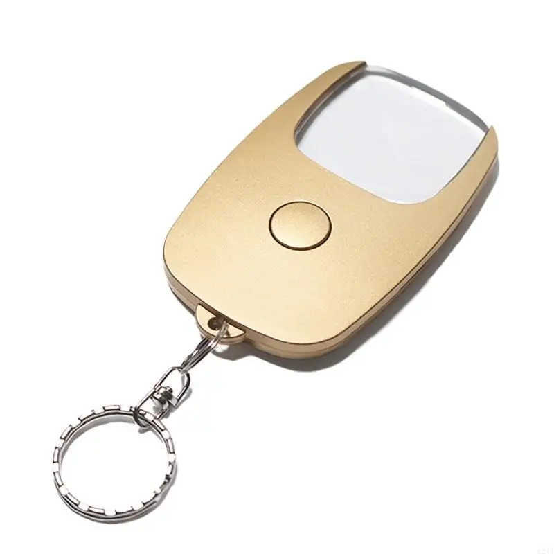 Фото E21B Hearheld Eye Loupe Bulchain Magnifier со светодиодным светом для чтения газет №1