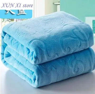 Новинка однотонное мягкое теплое бархатное одеяло осенне-зимнее покрывало для