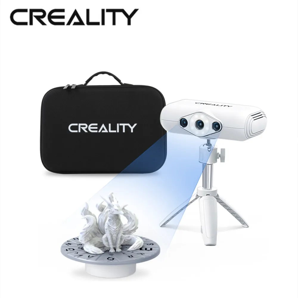 Buy Creality original scanner 3d cr scan lizard 0.05mm precisão varreduras objetos pretos varreduras varreduras livres para todas as impressoras 3d novo