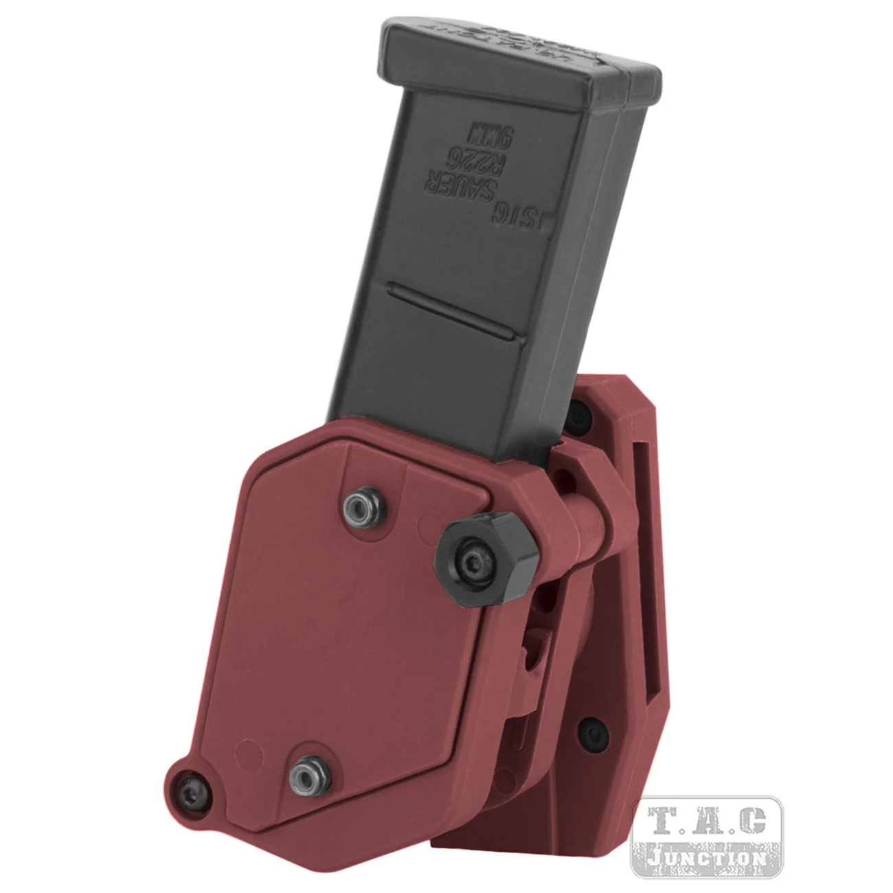 

IPSC USPSA IDPA красный 9 мм. 45 соревнований многоугольная скоростная сумка для пистолета журнала Магнитная кобура