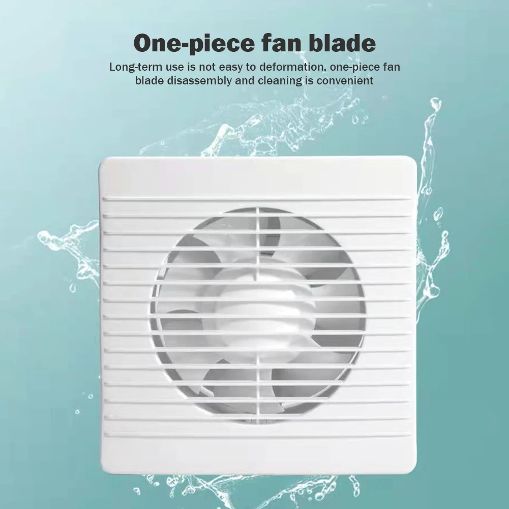 

4/6/8Inch Exhaust Fan Energy-saving Air Vent Window Wall Fan Anti-Mosquito Design Ventilation Blower for Bathroom Kitchen Toilet