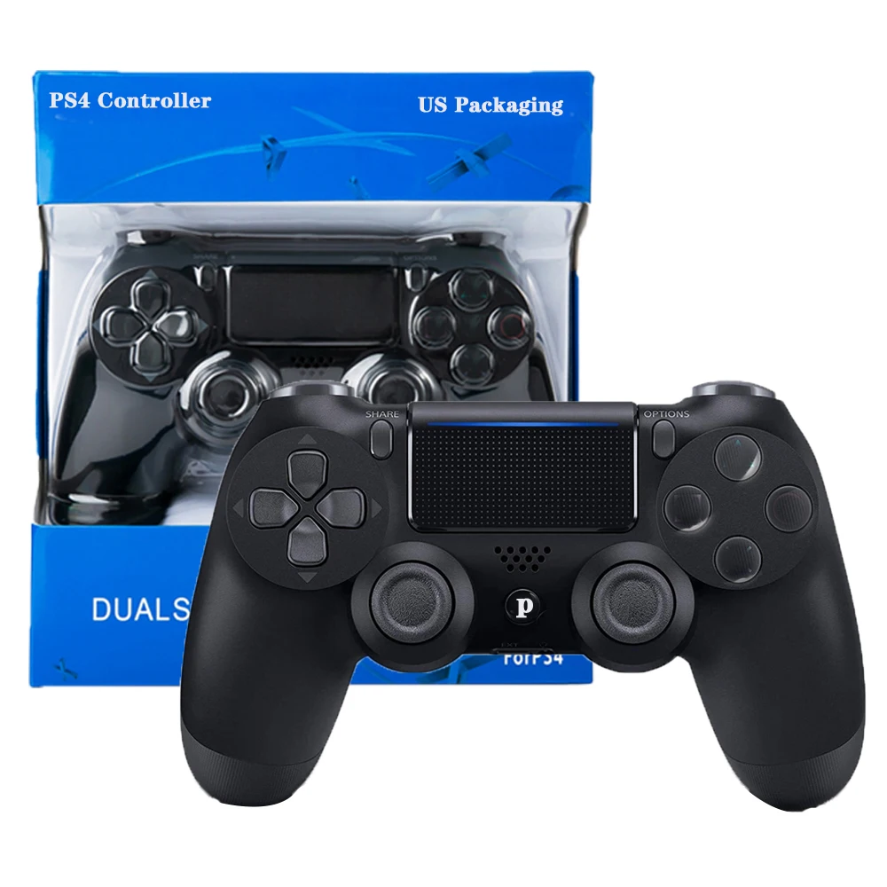 

Wireless PS4 Controller Bluetooth Gamepad Pro/Slim/PC/Android/IOS/Steam Game Joystick-US Packaging