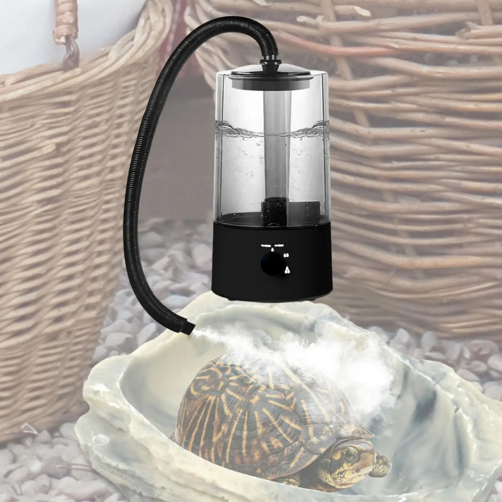 

Reptile Fogger Humidifiers Mister 4 Liters US 110V Plug with Extension Hose