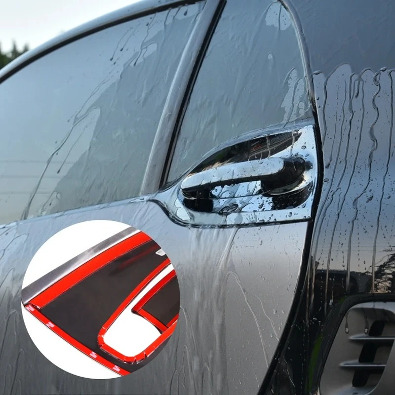 Фото Дверная ручка автомобиля, защитная чаша, наклейки на отделку для Smart Fortwo 453 2018-2020, защита от царапин №4