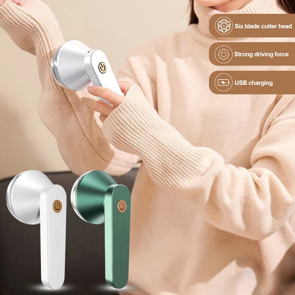 

Electric Pellets Lint Remover For Clothing Hair Ball Trimmer Fuzz Clothes Sweater Shaver Spools Removal Device USB Rechargeable