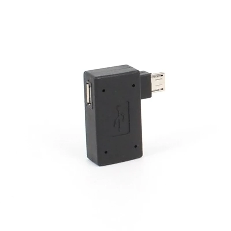 Адаптер Micro USB OTG с углом 90 градусов для Fire Stick TV, Snes mini Classic, Nes Mini с блоком питания, лево- и правосторонний угловой разъем (art.: 3920daafc02ff) - 3920daafc02ff