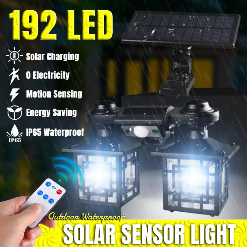 

COB LED Solar Powered Light Outdoors Garden PIR Motion Sensor Waterproof Wall Emergency Street Security Lamp With 3 Working Mode