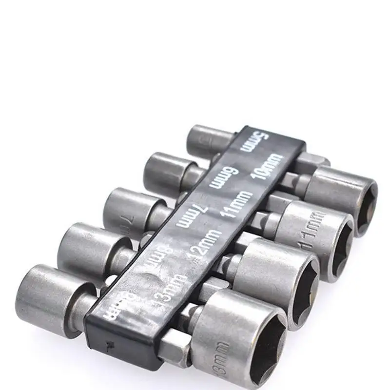 

Power Nuts Driver Drill Bit Hex Power Nut Driver Set Repairing Tool Kit Suitable For Quicker Change Chuck Electric Screwdriver