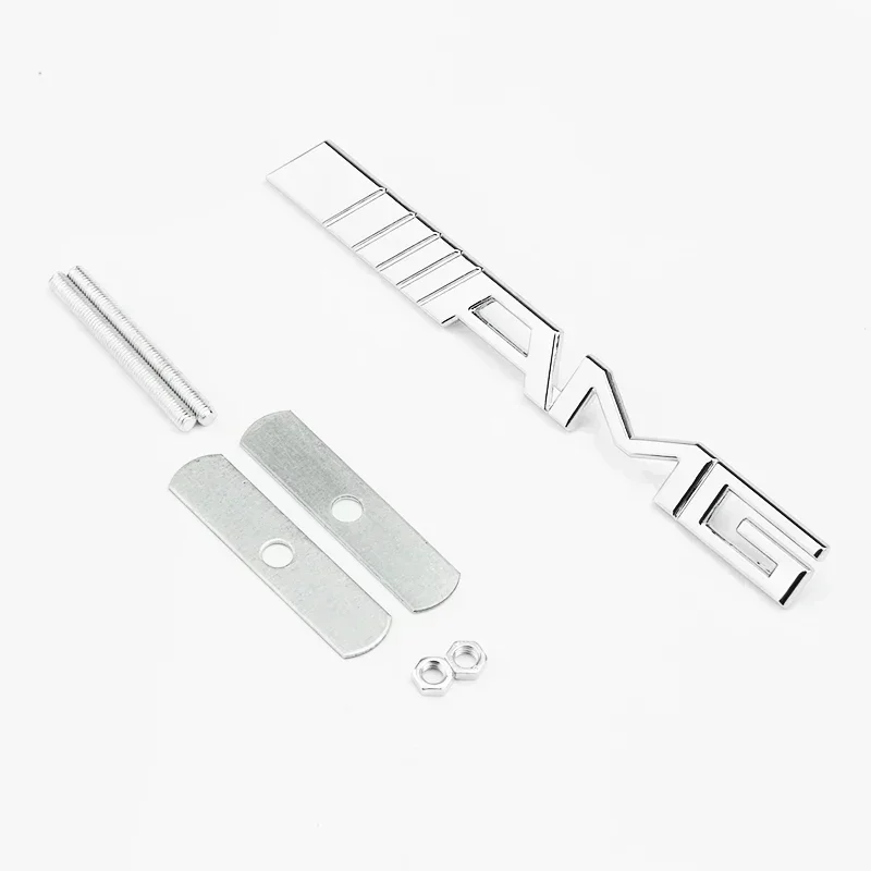 1 шт. эмблема на переднюю решетку наклейки для Mercedes Benz AMG Logo W204 W205 W210 W211 W212 W213 W167 W176