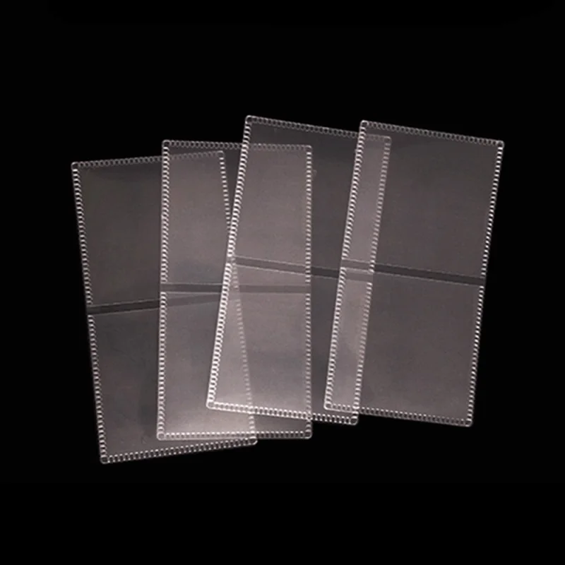 

10PCS/lot Transparent Two-hole Coin Storage Bag Coin Collection Display Pouch DIY Decor