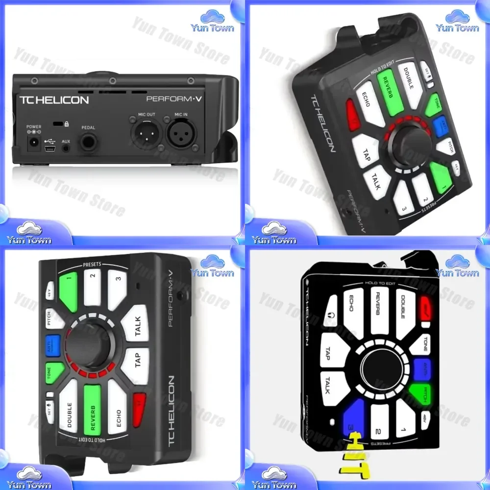 Фото Вокальный процессор TC Helicon Perform-V Ultimate с креплением на микрофонную стойку для студийного качества звука с расширяемыми эффектами для вокала №1
