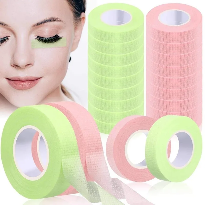 

1pc 3 Rolls Lash Tape Eyelash Extension Tape 9m for Eyelash Extension Breathable Micropore Fabric Easy Tear Eye Make up Tool