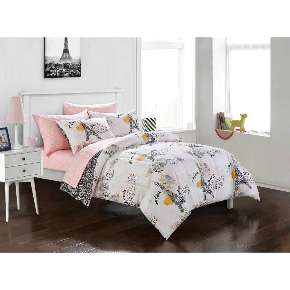 

OIMG Your Zone Paris Love Bed In A Bag