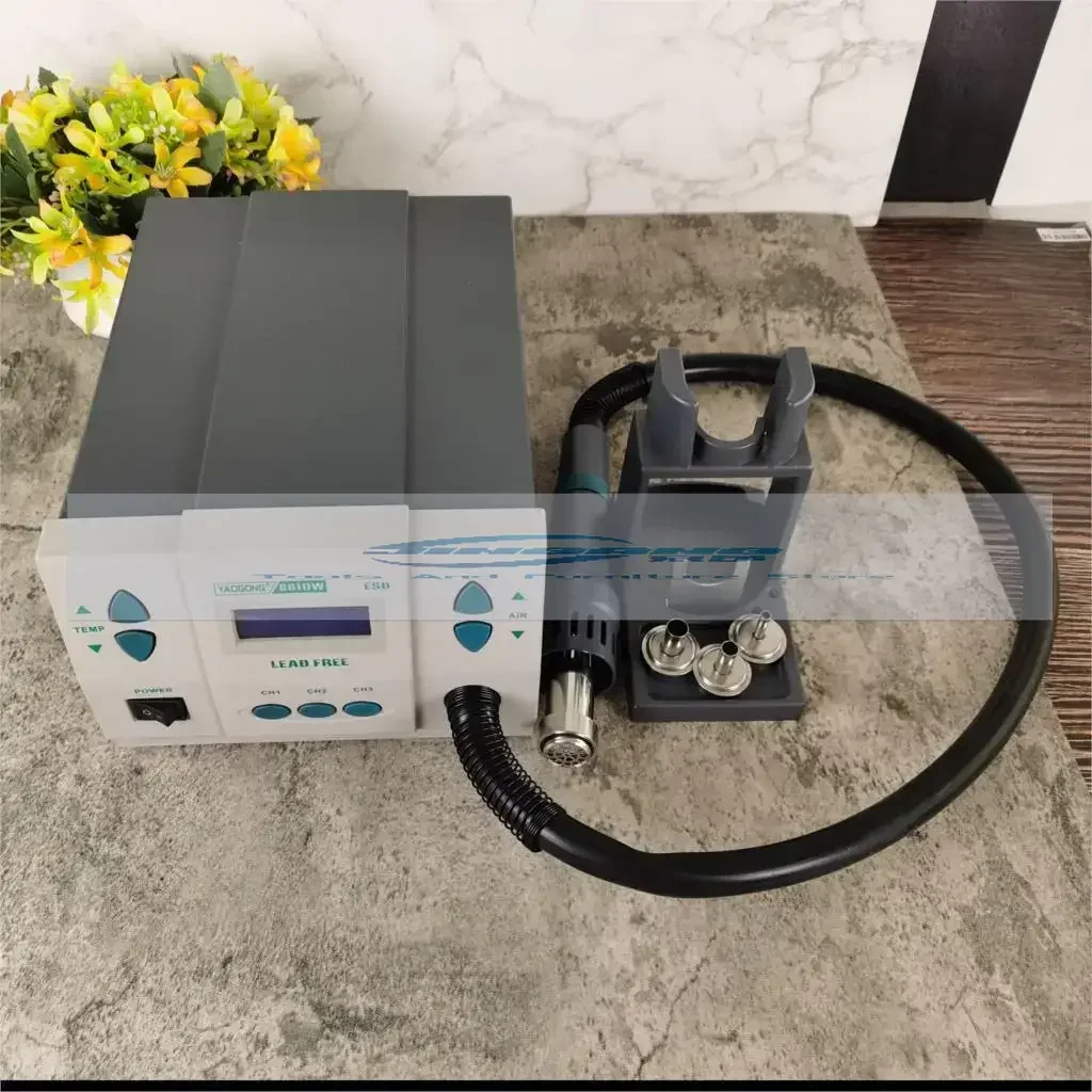 Паяльная станция горячего воздуха YAOGONG 861DW сенсорный ЖК-экран 1000 Вт 220 В для
