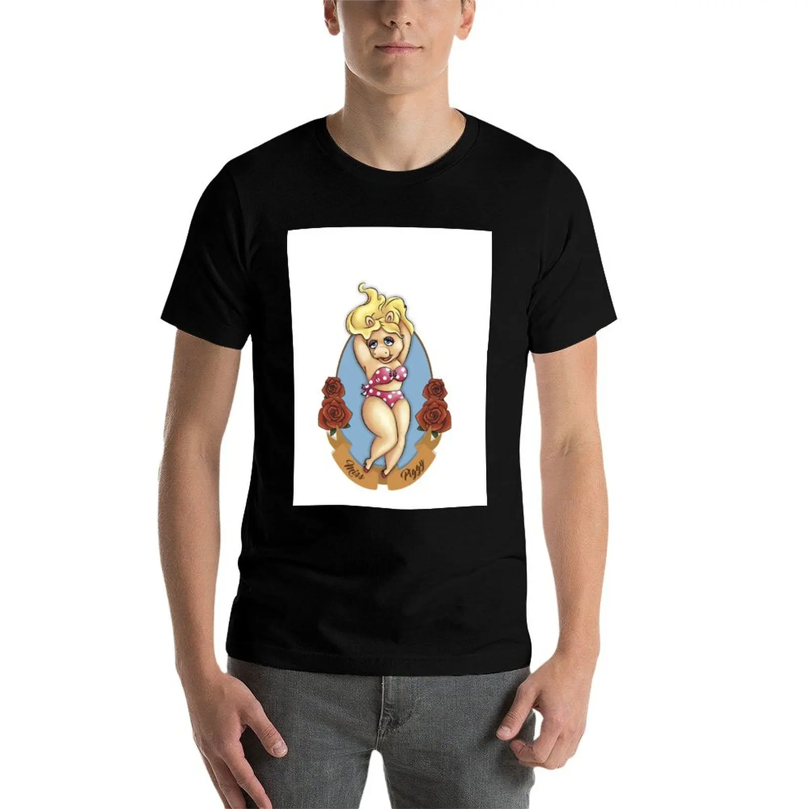 Miss Piggy футболка хлопок