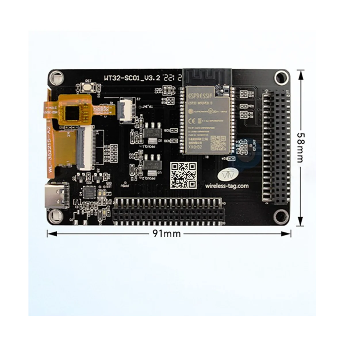 Детская плата WT32-SC01 ESP32 умная с 3 5 дюймовым RGB мультисенсорным ЖК-экраном