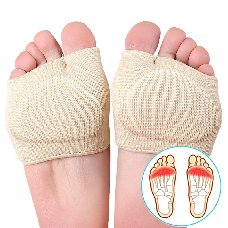 

Silicone Metatarsal Pads Toe Separator Pain Relief Forefoot Socks Insole Bunion Orthotics Hallux Valgus Corrector Foot Care Tool