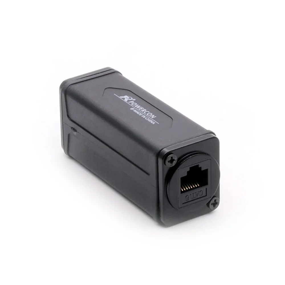 Неэкранированный адаптер Ethercon с разъемом RJ45 мама-мама пластиковым корпусом для