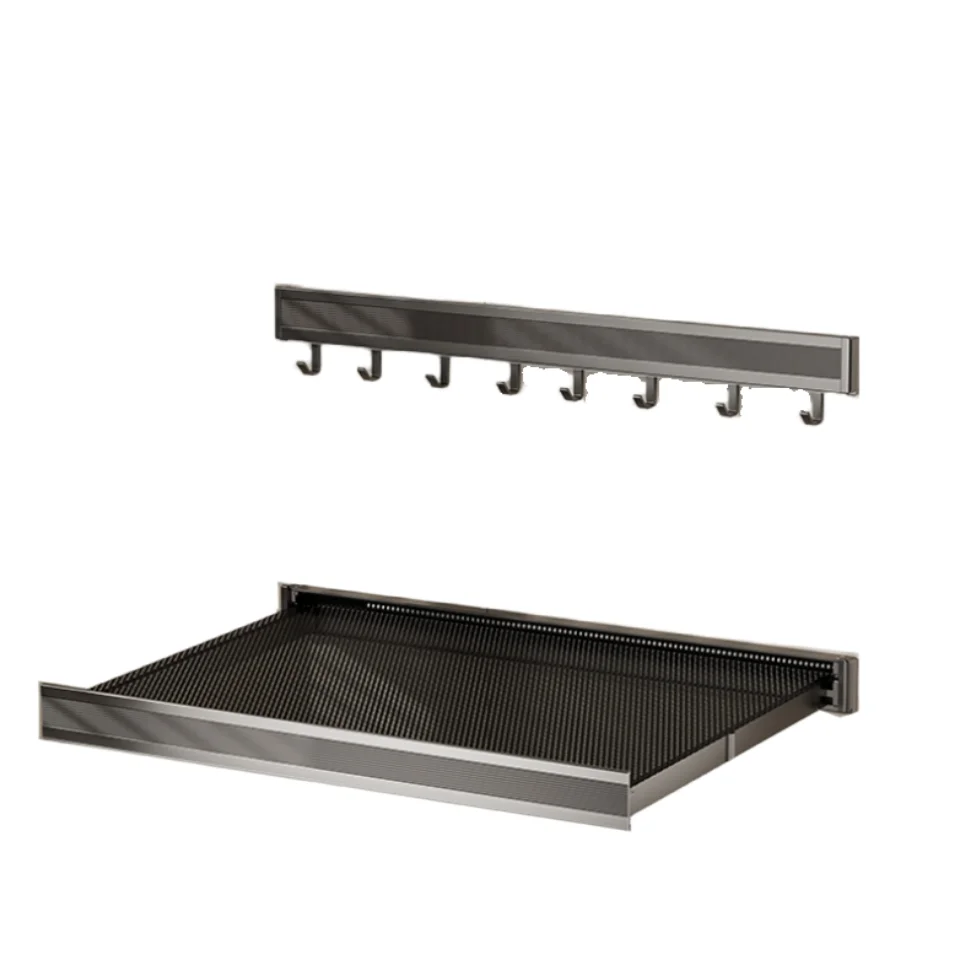 Невидимая Складная Выдвижная вешалка для банных полотенец аксессуары дома полка