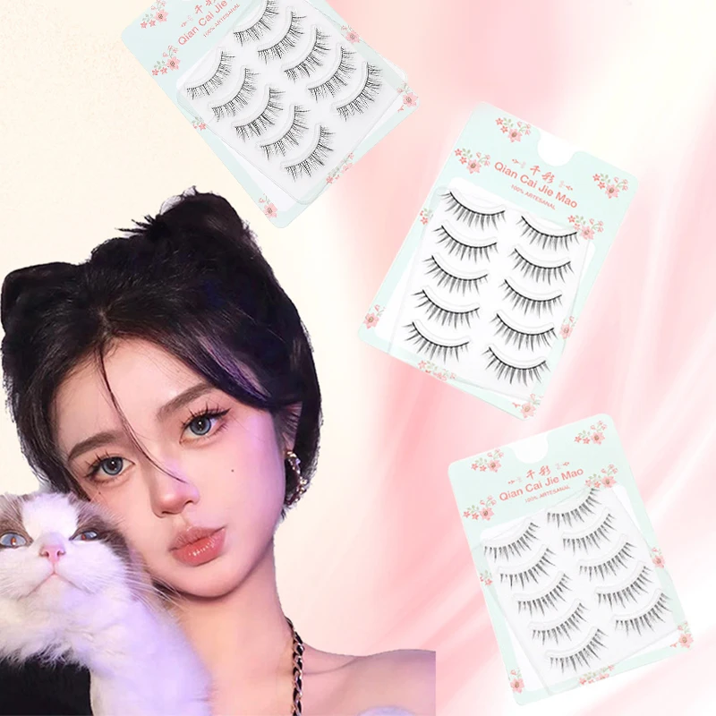 

Lashes Extensions Little Devil Eyelashes Natural False Eyelashes Eye Makeup Dense Thai Style Soft Natural False Eyelashes