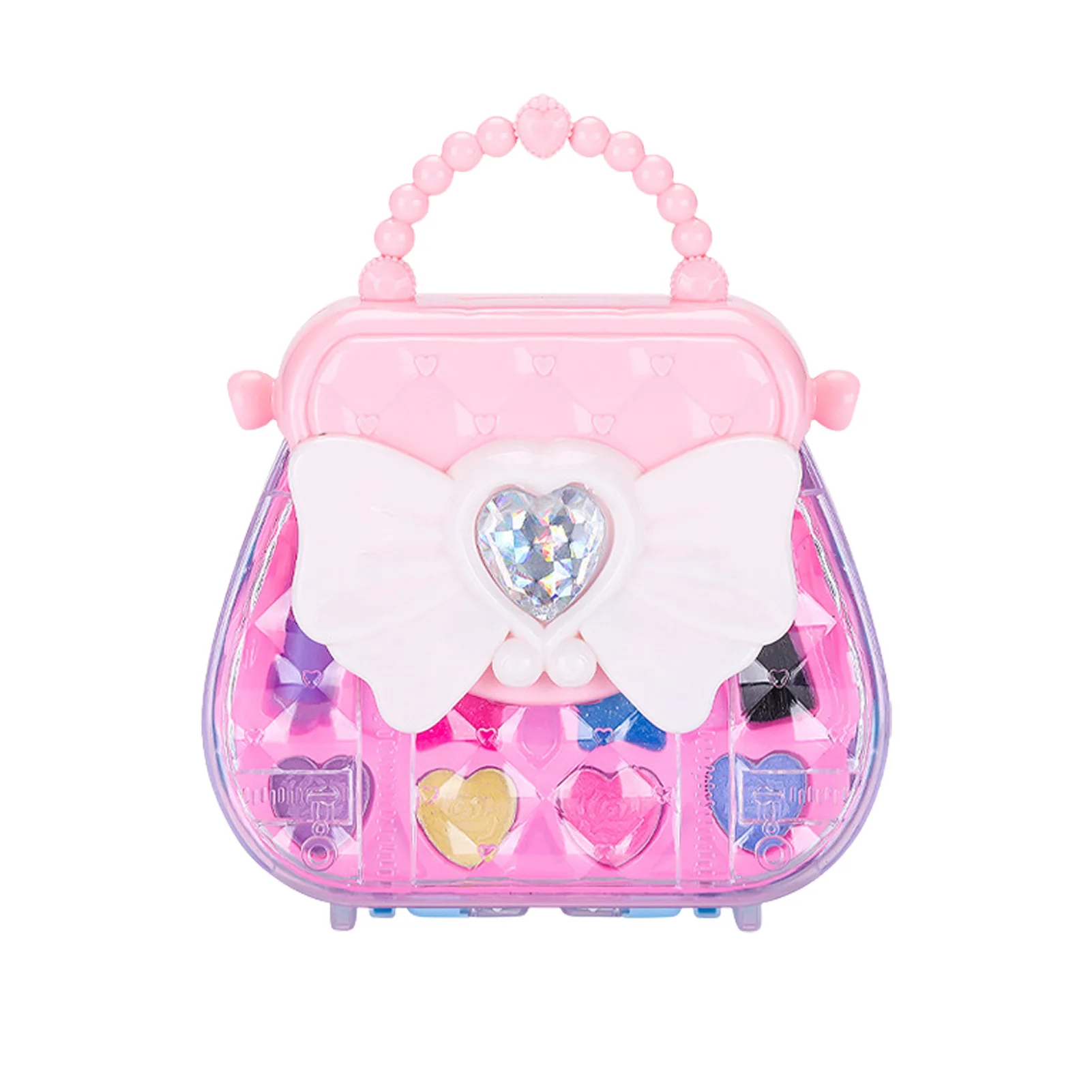 

Наборы для макияжа для девочек, моющийся нетоксичный детский набор для макияжа для девочек, косметический набор для макияжа для детей на Хэ...